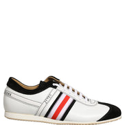 Sneakers Dolce & Gabbana joase din piele întoarsă alb-negru