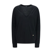 Balmain Pulover Negru din Lână