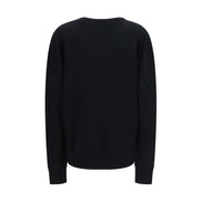 Balmain Pulover Negru din Lână