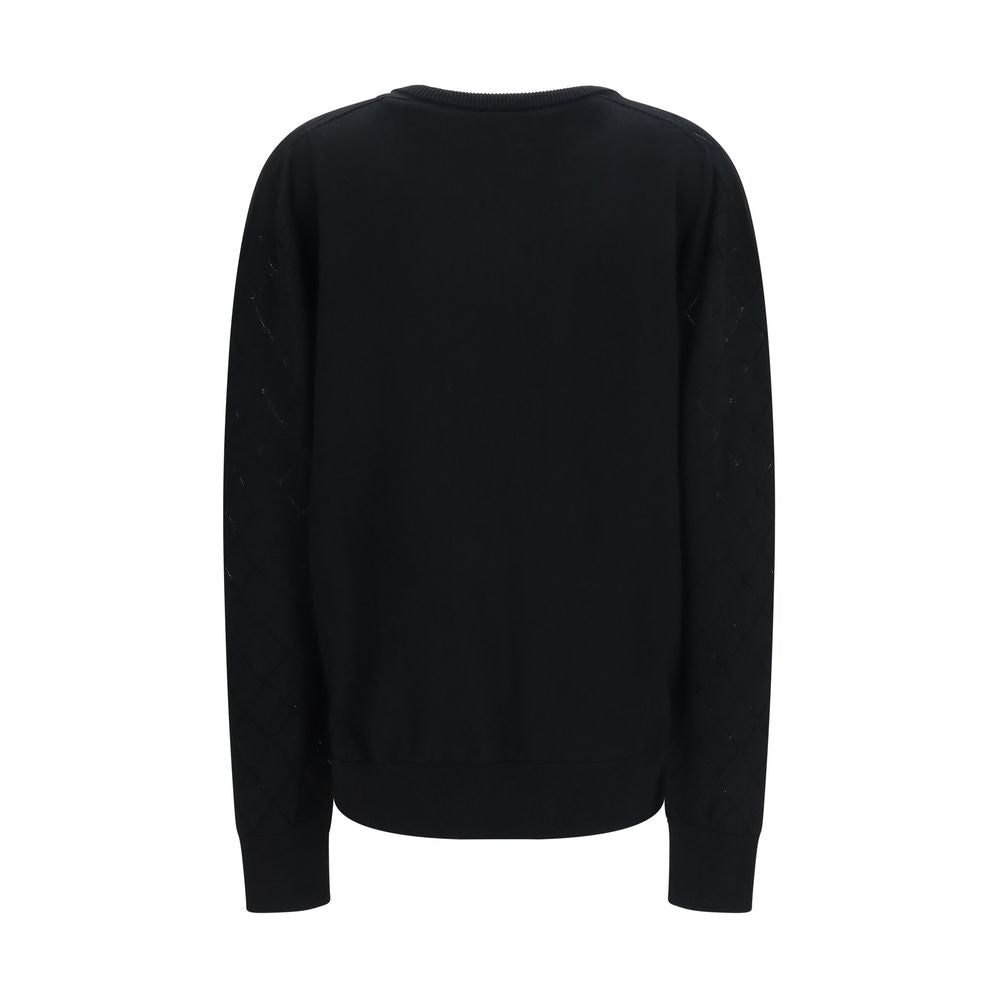 Balmain Pulover Negru din Lână