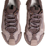 Sneakers joase Dolce & Gabbana NS1 din dantelă roz