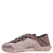 Sneakers joase Dolce & Gabbana NS1 din dantelă roz