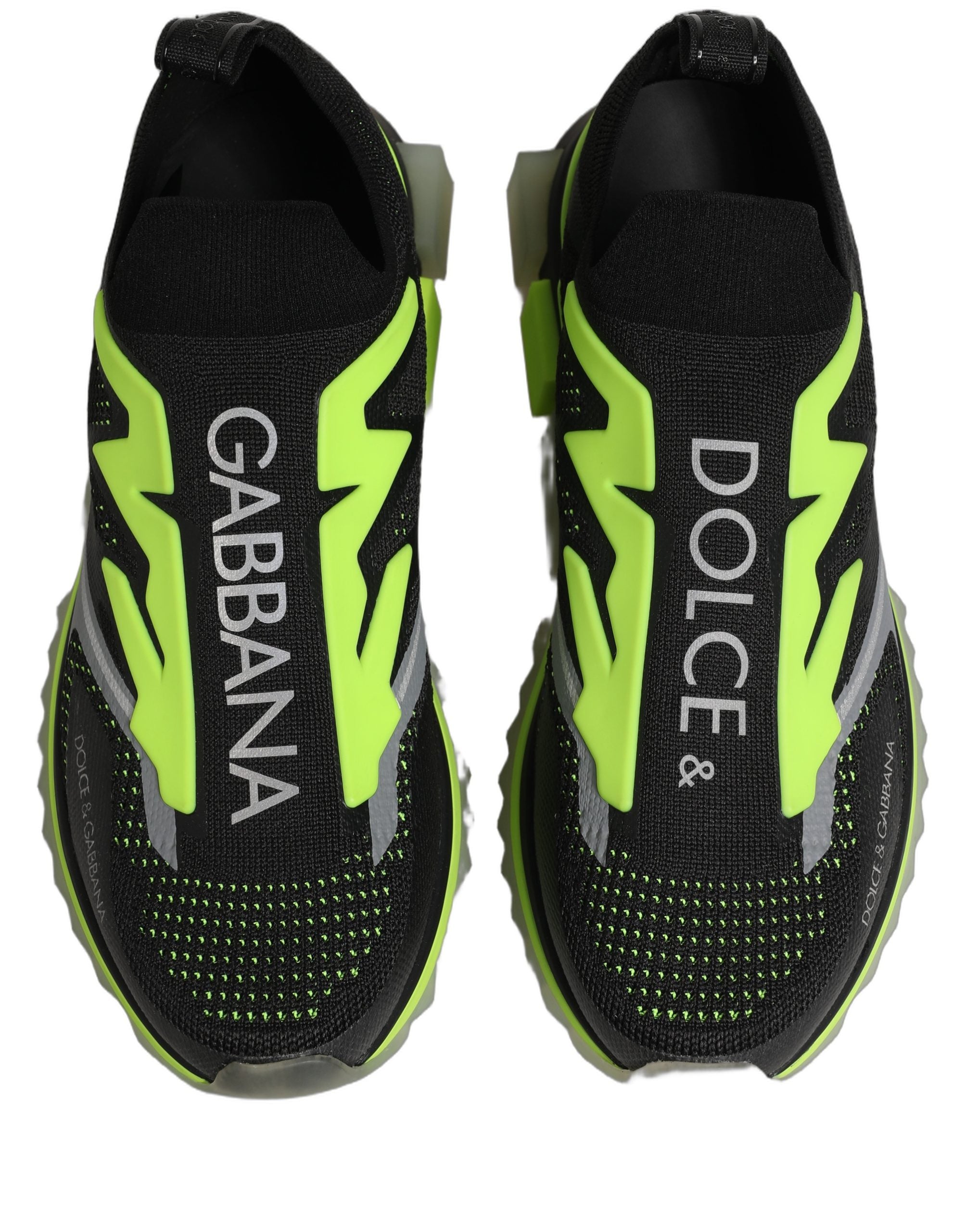 Sneakers joase Dolce & Gabbana Sorrento negru verde