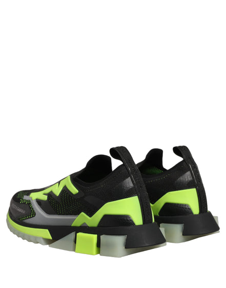 Sneakers joase Dolce & Gabbana Sorrento negru verde