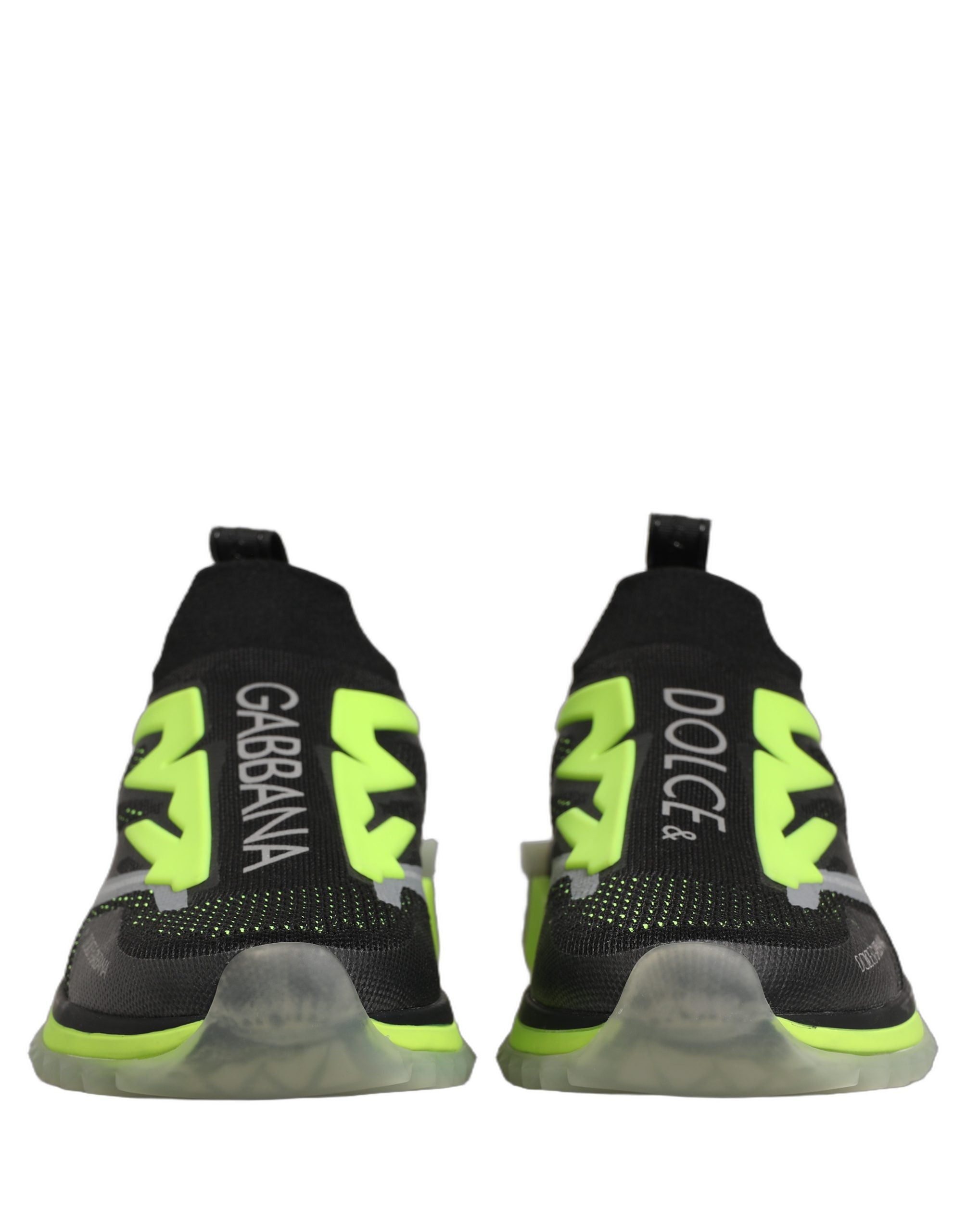 Sneakers joase Dolce & Gabbana Sorrento negru verde