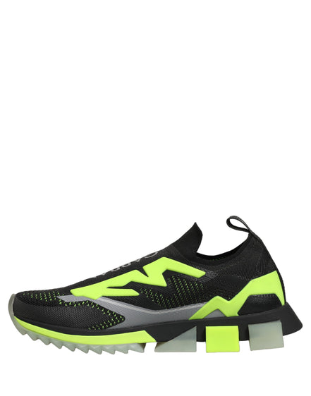 Sneakers joase Dolce & Gabbana Sorrento negru verde
