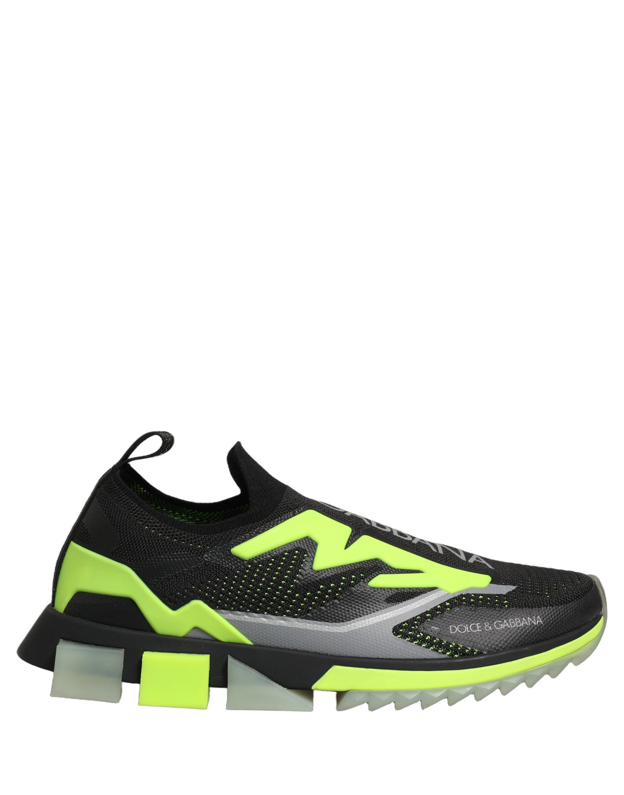 Sneakers joase Dolce & Gabbana Sorrento negru verde