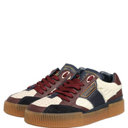 Sneakers low top Dolce & Gabbana MIAMI multicolori din piele