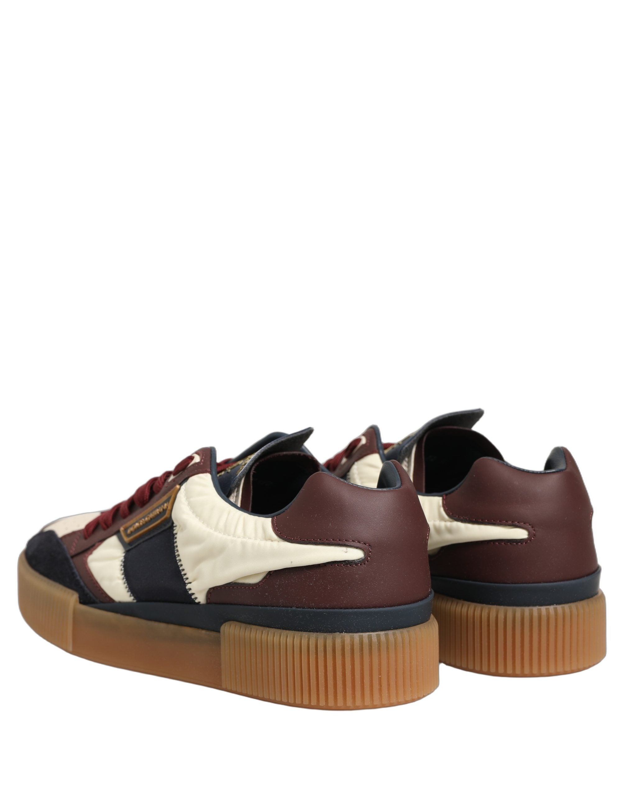 Sneakers low top Dolce & Gabbana MIAMI multicolori din piele