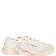 Adidași cu șireturi albe Dolce & Gabbana NS1 Low Top