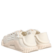 Adidași cu șireturi albe Dolce & Gabbana NS1 Low Top