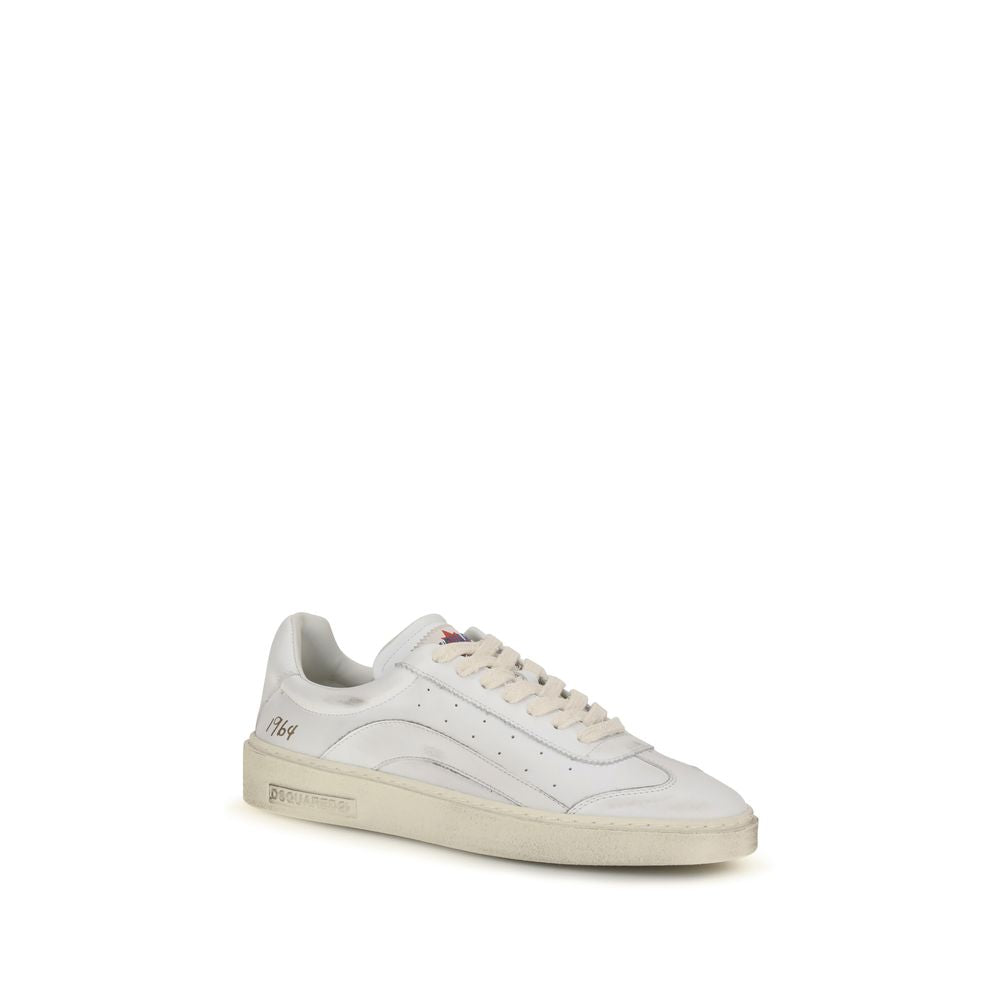 Dsquared² White Low Top Sneakers
