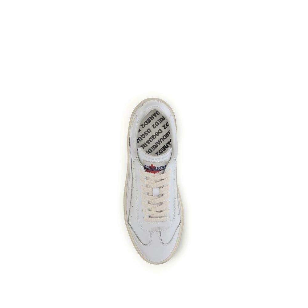 Dsquared² White Low Top Sneakers