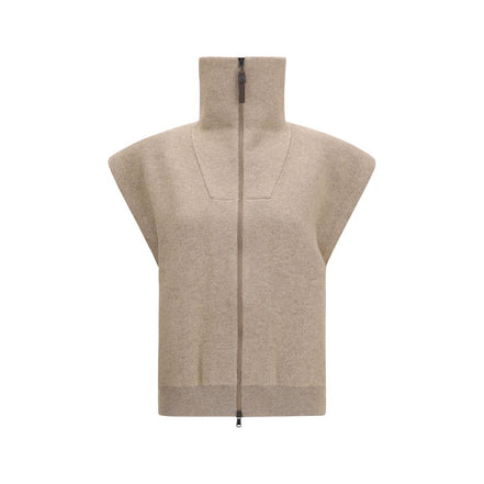 Brunello Cucinelli Cardigan Bej din Caşmir