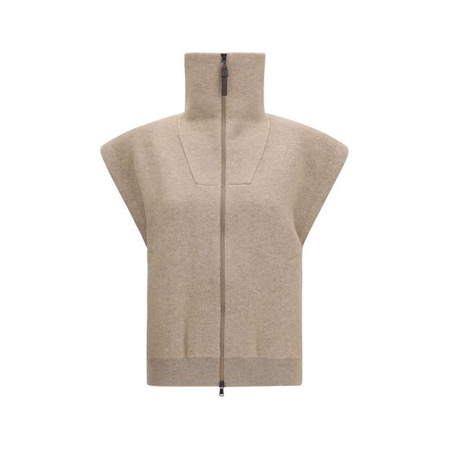 Brunello Cucinelli Cardigan Bej din Caşmir
