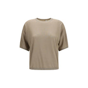 Brunello Cucinelli Tricou Bej din Caşmir