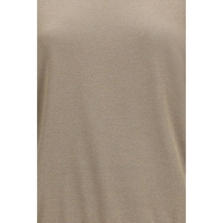 Brunello Cucinelli Tricou Bej din Caşmir