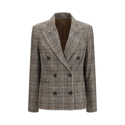 Brunello Cucinelli Sacou Multicolor din Alpaca
