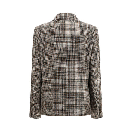 Brunello Cucinelli Sacou Multicolor din Alpaca