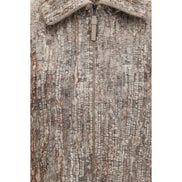 Brunello Cucinelli Cardigan Bej din Mohair