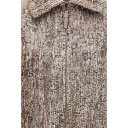 Brunello Cucinelli Cardigan Bej din Mohair