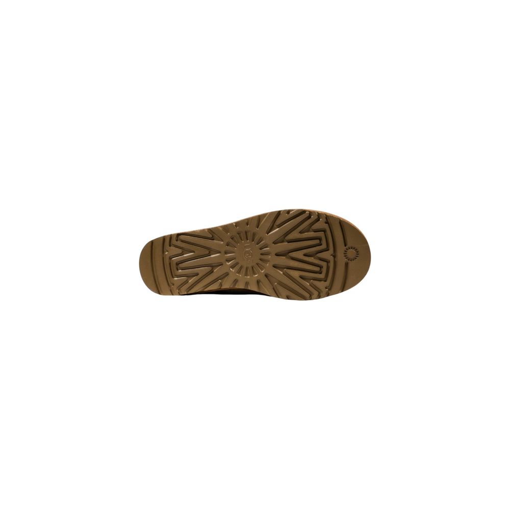 UGG Ghete Bej Classic Ultra Mini din Piele