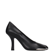 Burberry Black Leather High Heel Pumps