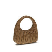 Miu Miu Beige Lamb Shoulder Bag