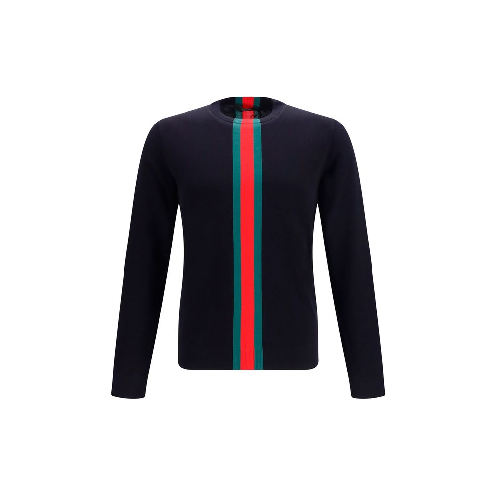 Gucci Blue Cotton Sweater