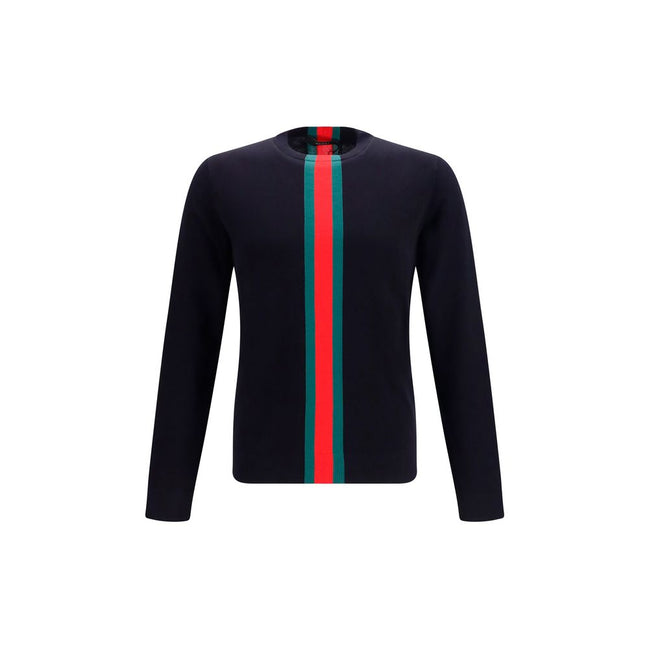 Gucci Blue Cotton Sweater