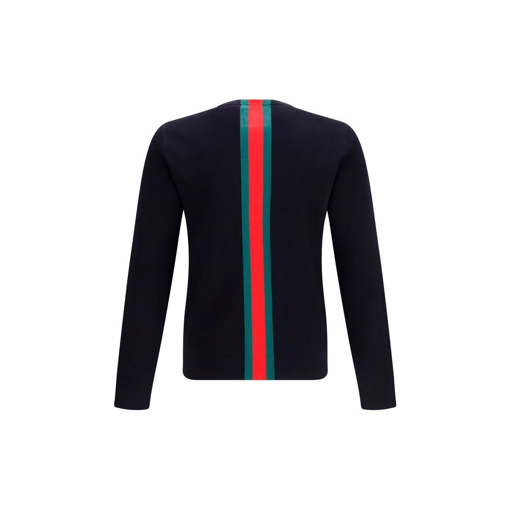 Gucci Blue Cotton Sweater