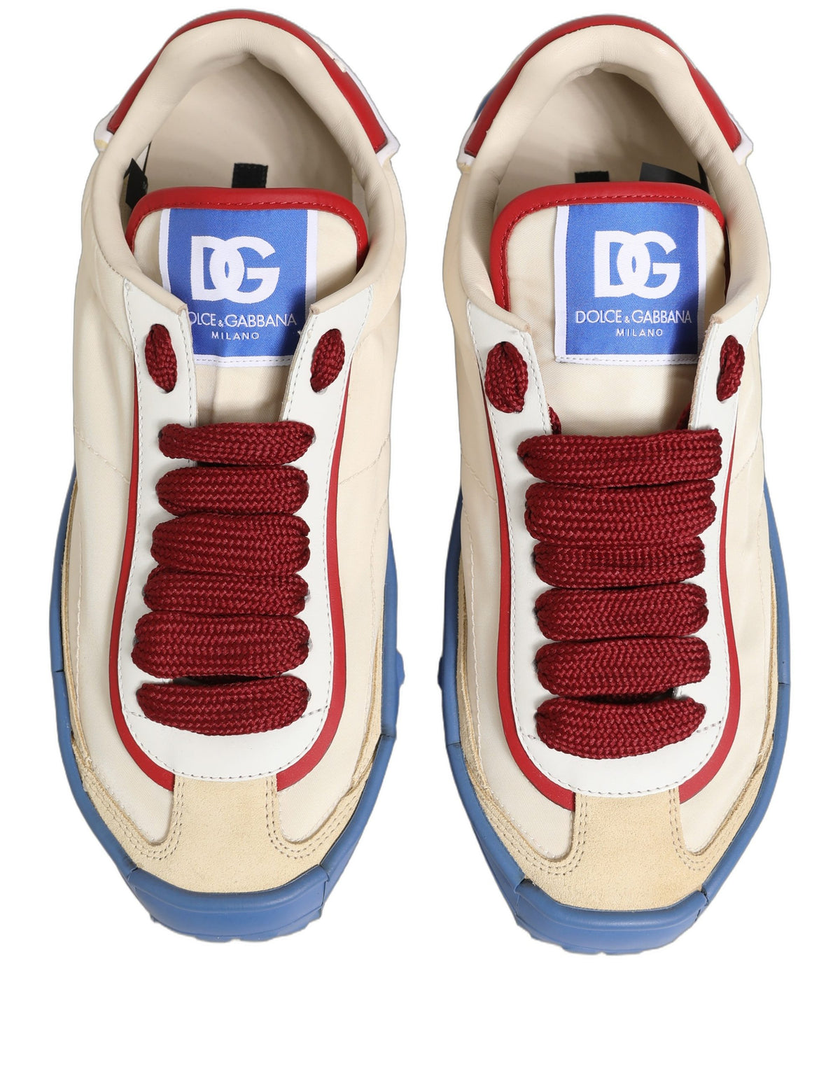 Dolce & Gabbana Sneakers Old Runner Multicolori cu Șiret