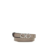 Ferragamo Curea Gri din Piele