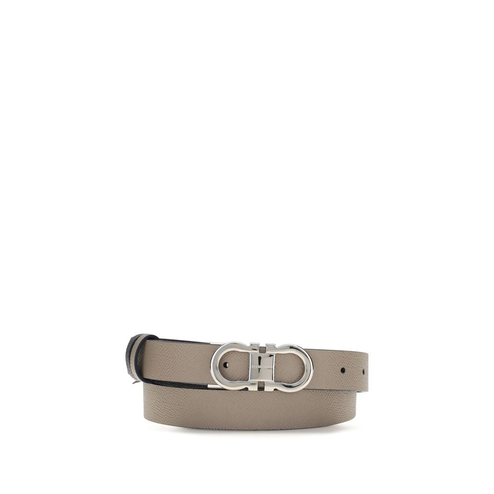 Ferragamo Curea Gri din Piele