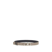 Ferragamo Curea Gri din Piele