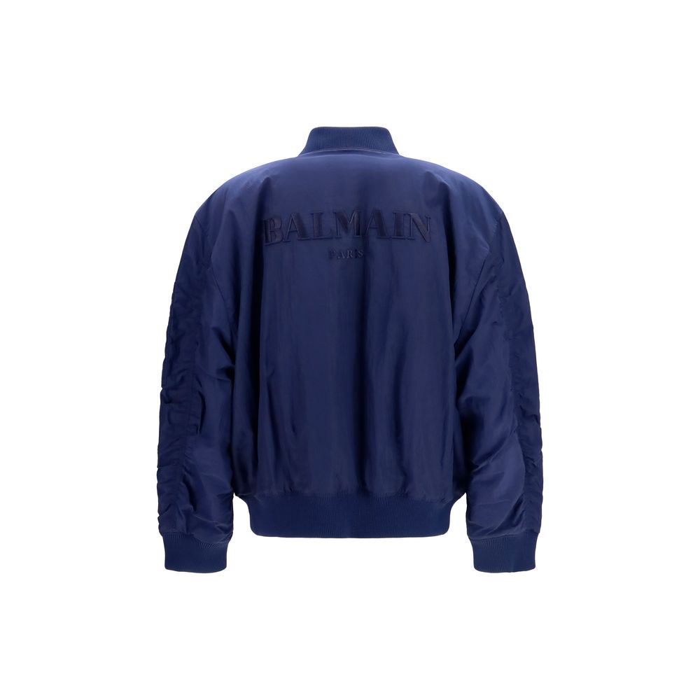 Balmain Blue Bomber Jacket