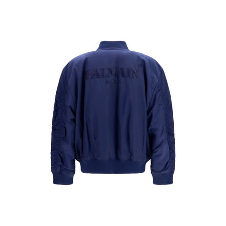 Balmain Blue Bomber Jacket