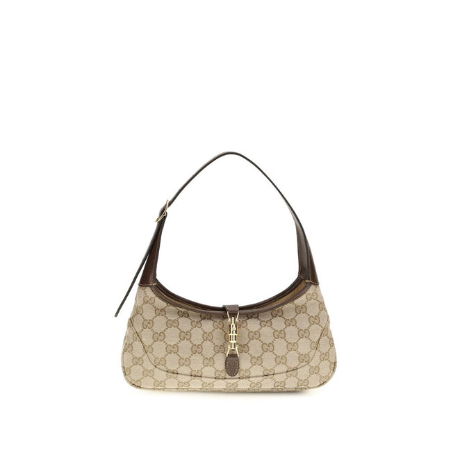 Gucci Geantă de Umăr Bej din Material Textil