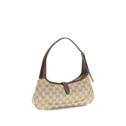 Gucci Geantă de Umăr Bej din Material Textil