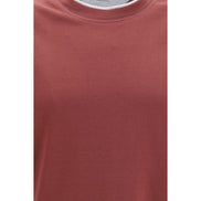 Brunello Cucinelli Tricou Bordeaux din Bumbac