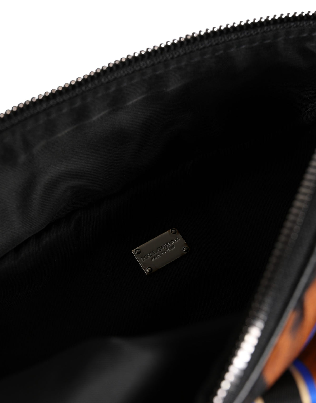 Dolce & Gabbana Brown Tiger Print Nylon Fanny Waist Pack Bag