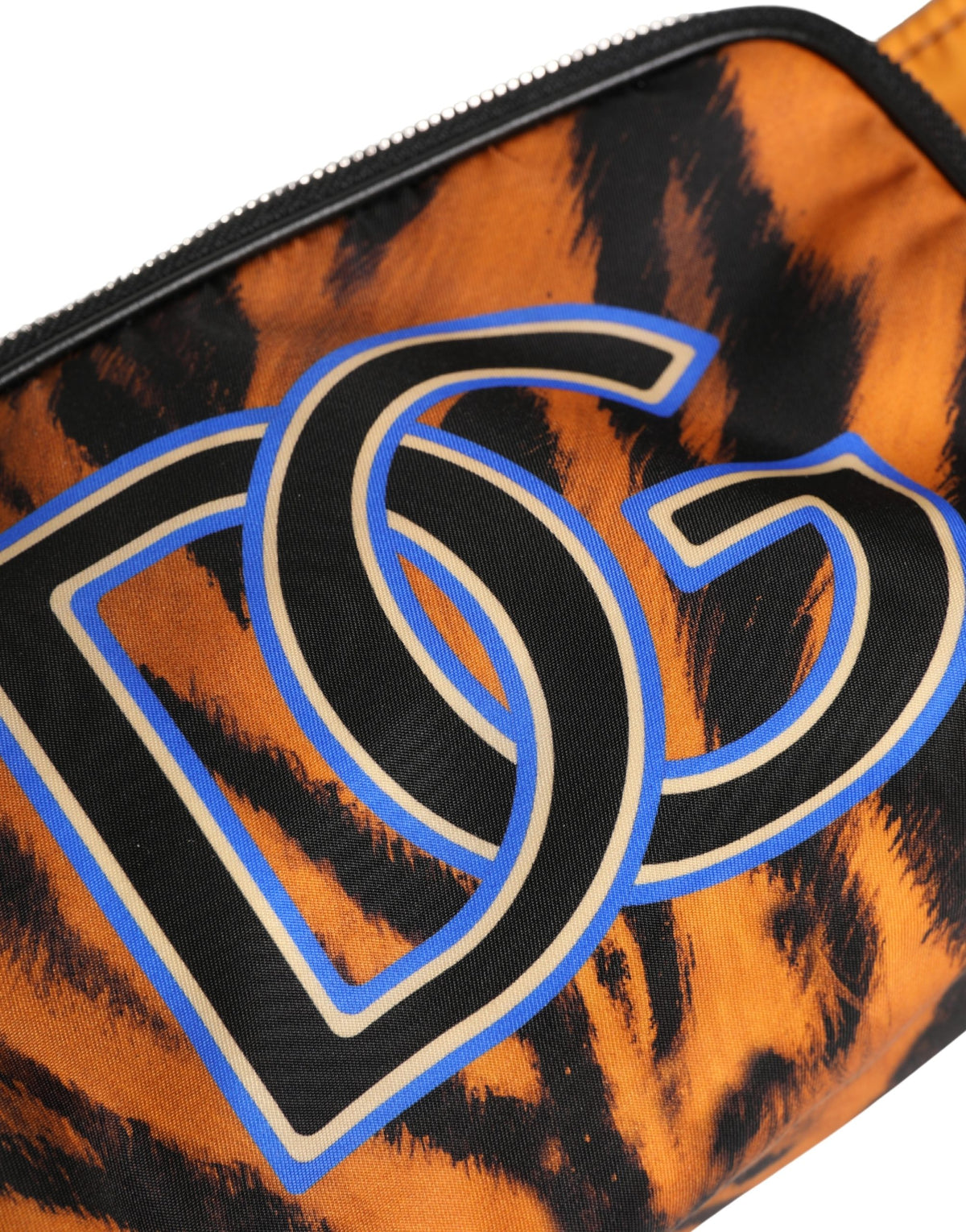 Dolce & Gabbana Brown Tiger Print Nylon Fanny Waist Pack Bag