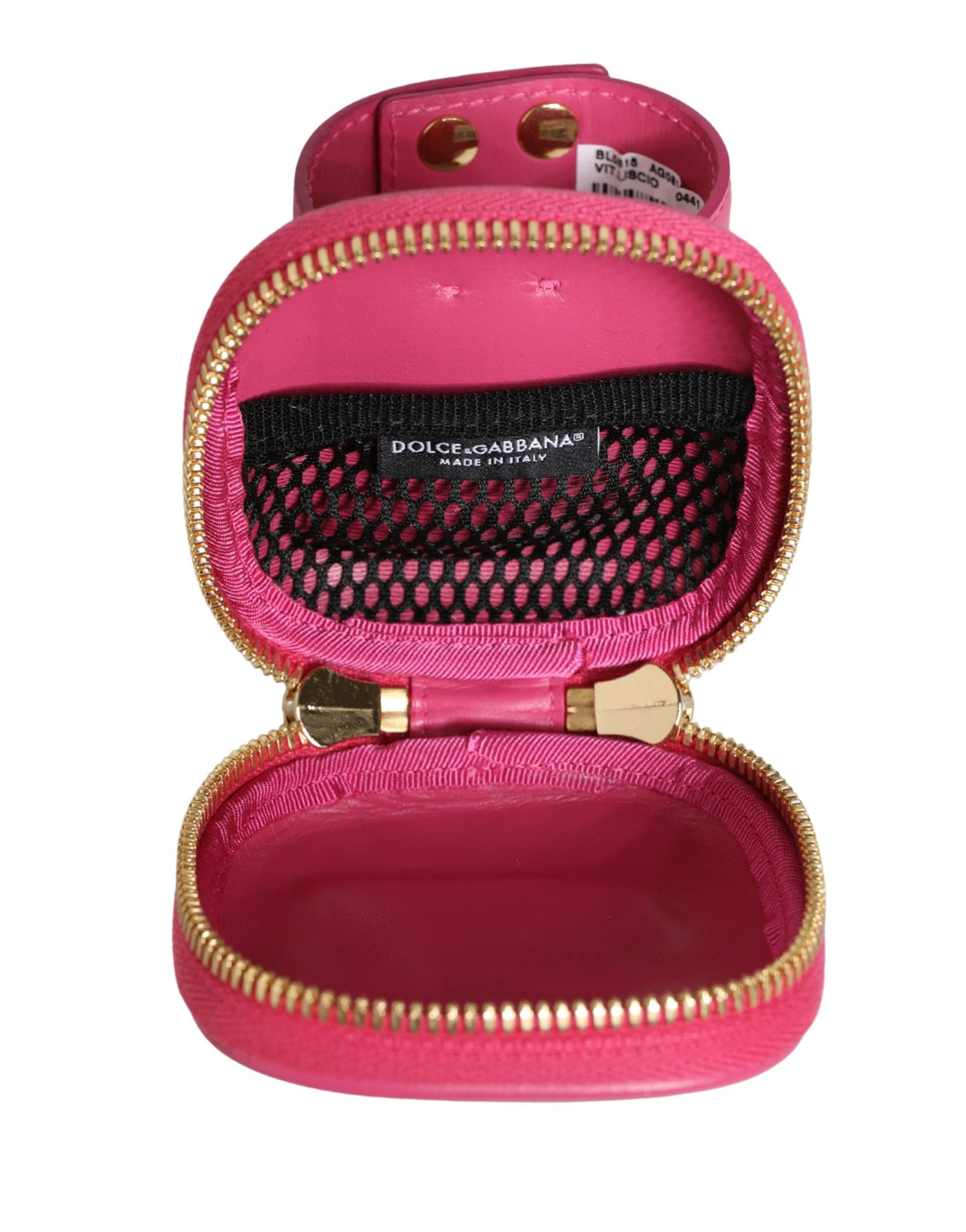 Dolce & Gabbana Pink Calf Leather DG Logo Multifunctional Kit Bag