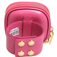 Dolce & Gabbana Pink Calf Leather DG Logo Multifunctional Kit Bag