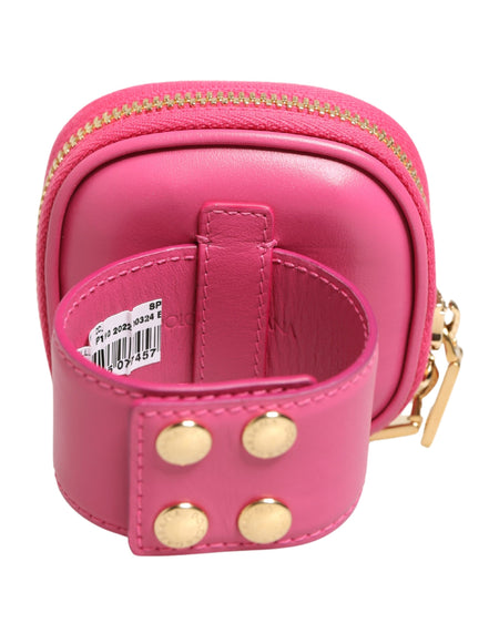 Dolce & Gabbana Pink Calf Leather DG Logo Multifunctional Kit Bag