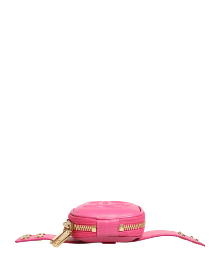 Dolce & Gabbana Pink Calf Leather DG Logo Multifunctional Kit Bag