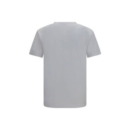 Tricou alb din bumbac Dolce & Gabbana