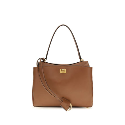 Balenciaga Geantă de Umăr Maro din Piele