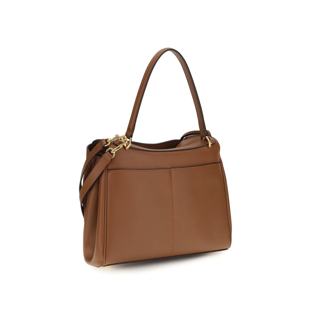 Balenciaga Geantă de Umăr Maro din Piele