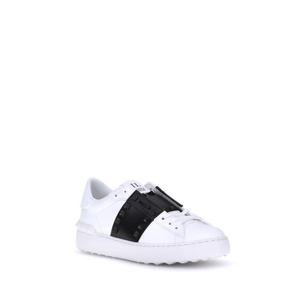 Valentino Garavani Pantofi Sport Albi din Piele de Vițel